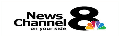 News Channel 8 Logo | Smoke Boards