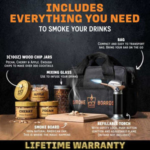 BarStash's Premium Cocktail Smoking Kit